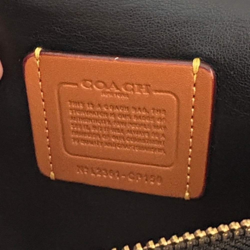 Coach tabby 26 quilted black Napa leather - Picture 3 of 5